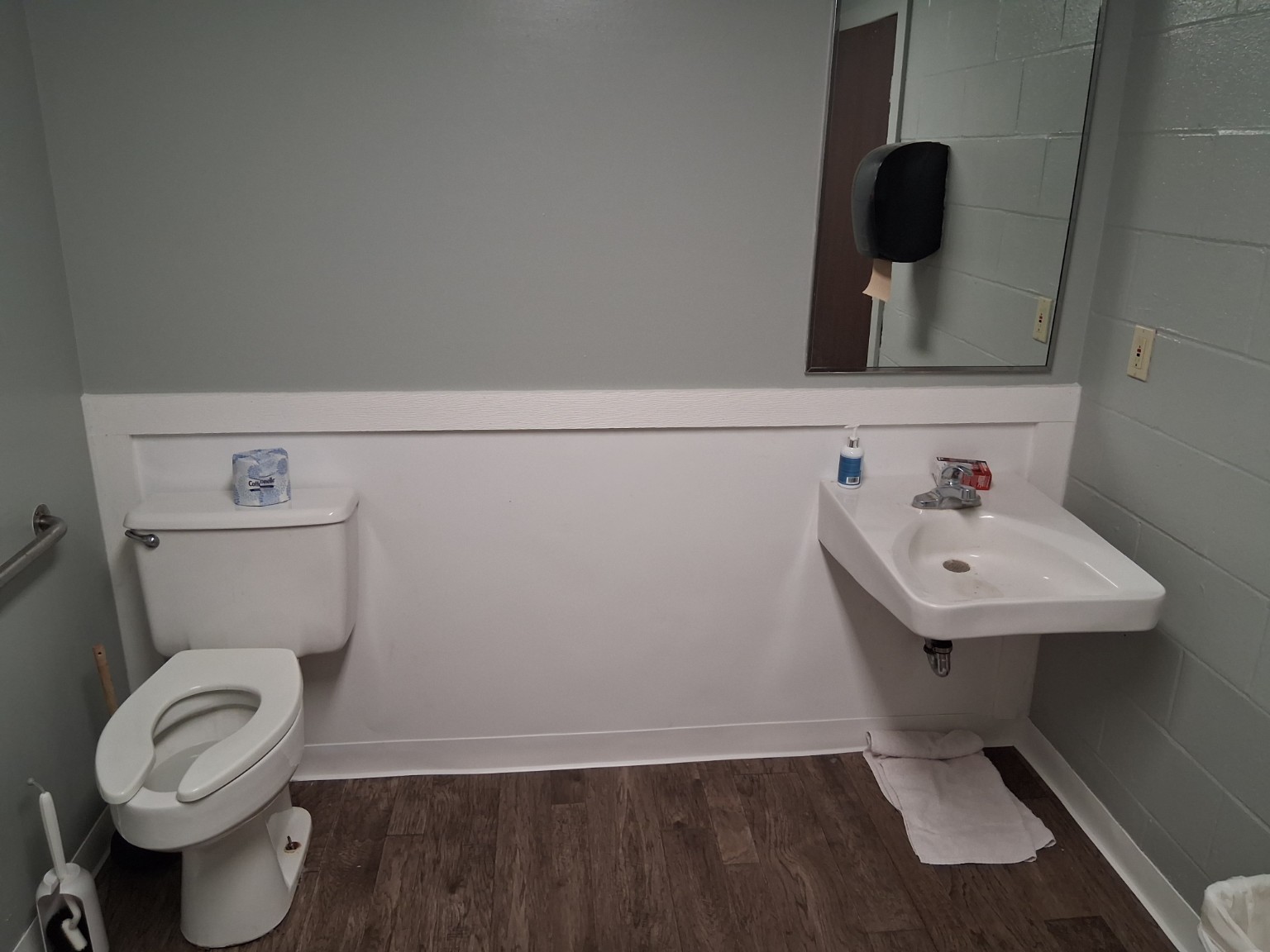 City building bathroom renovation