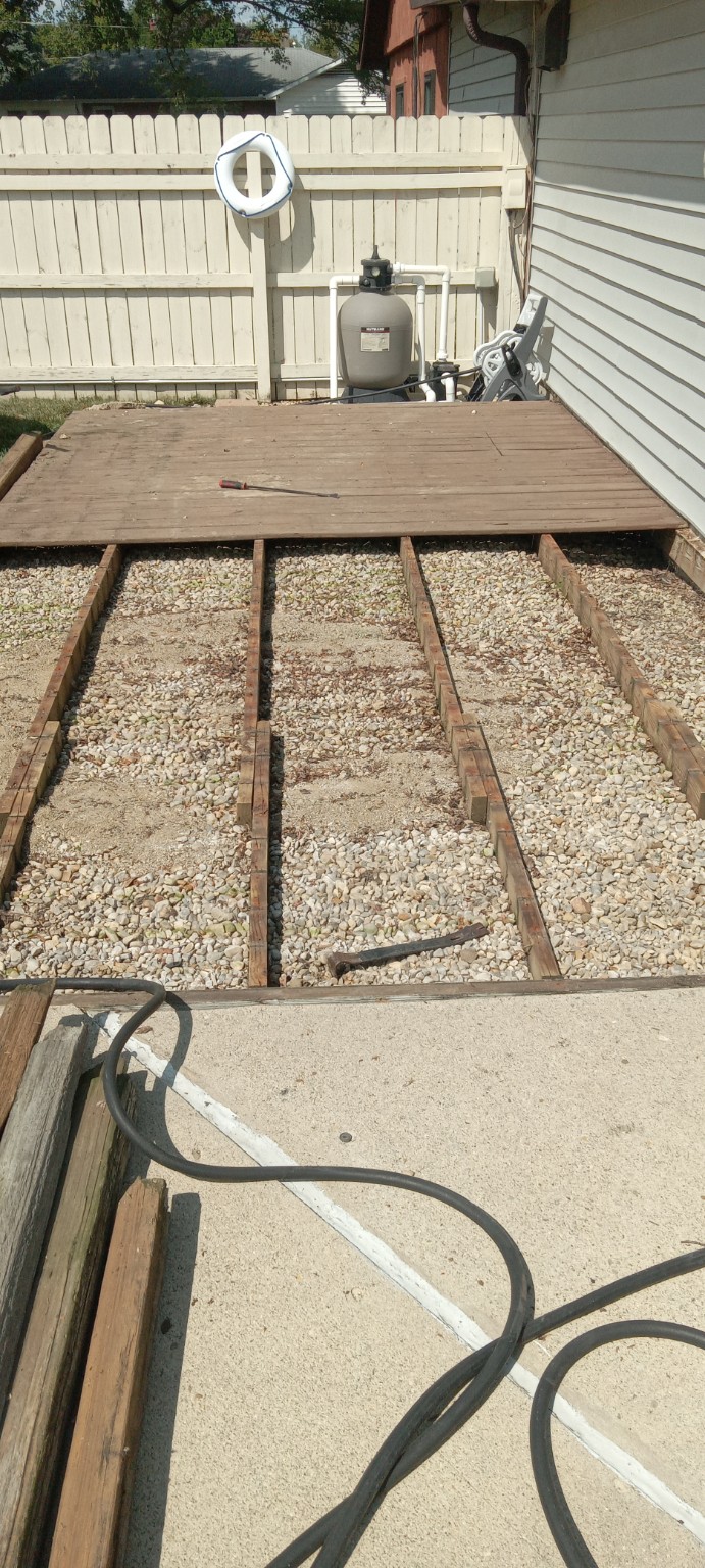 Deck resurfacing before