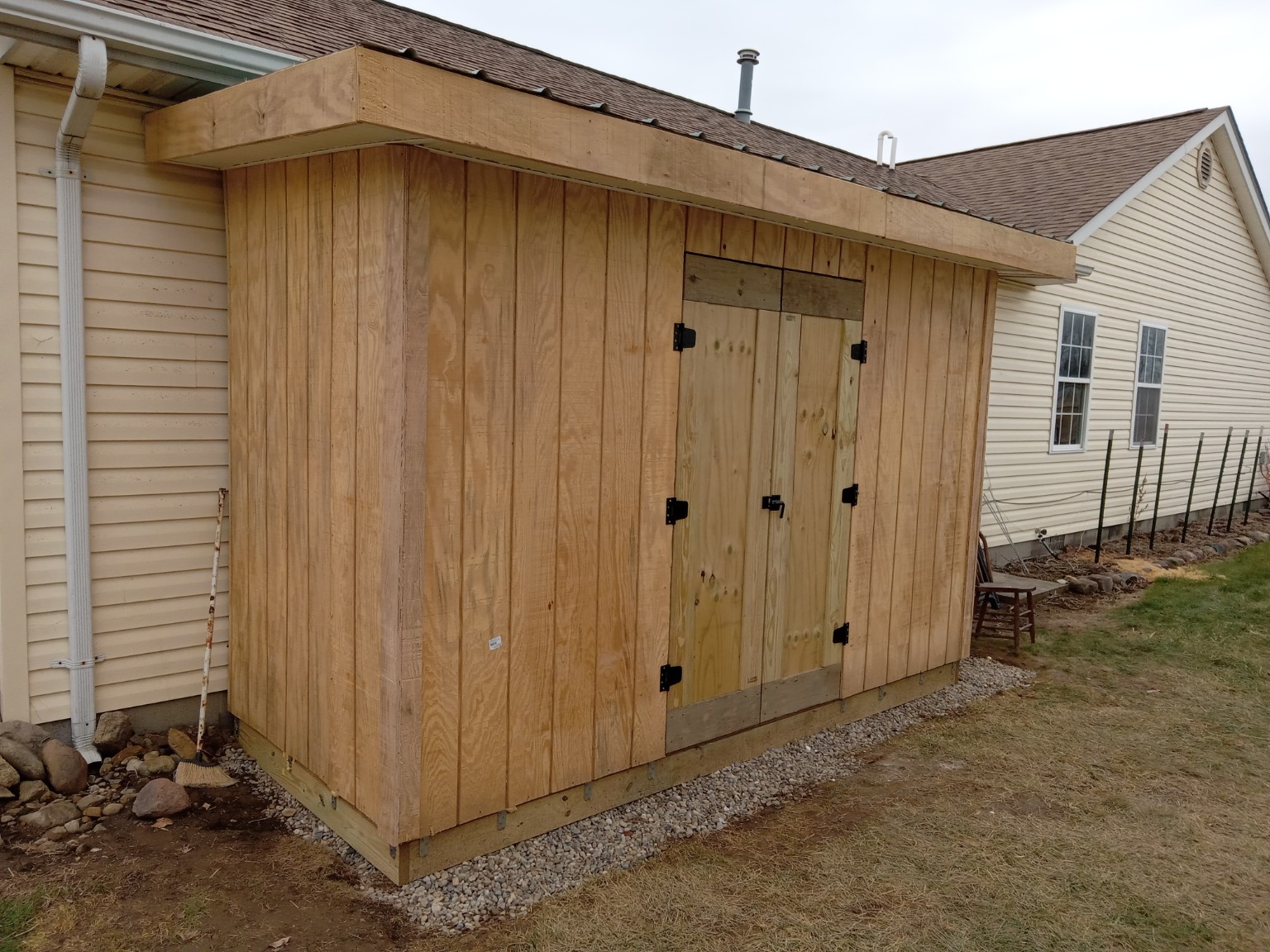 Shed build after